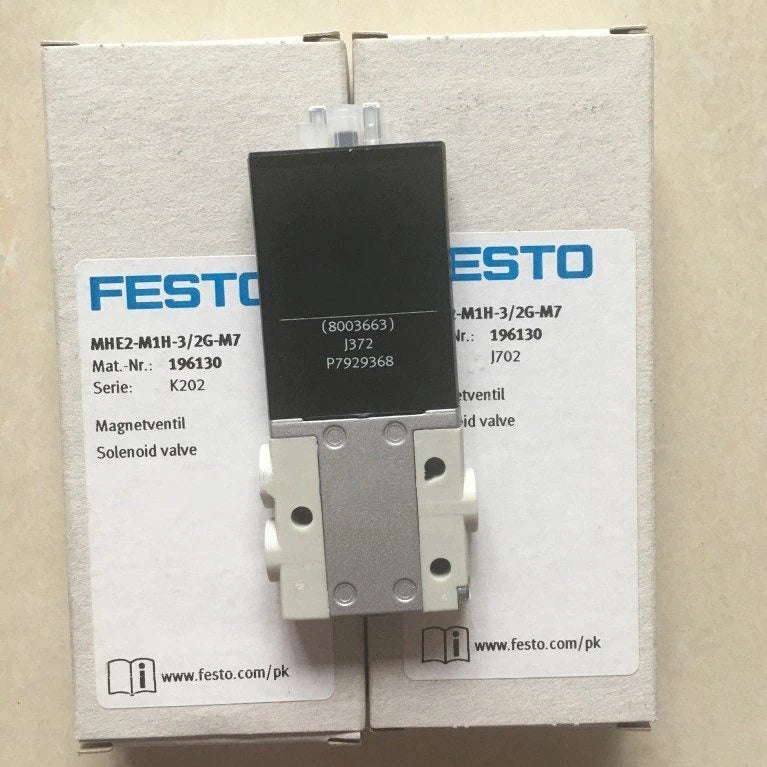 FESTO MHE2-M1H-3/2G-M7 Solenoid Valve 24VDC M7 100 l/min