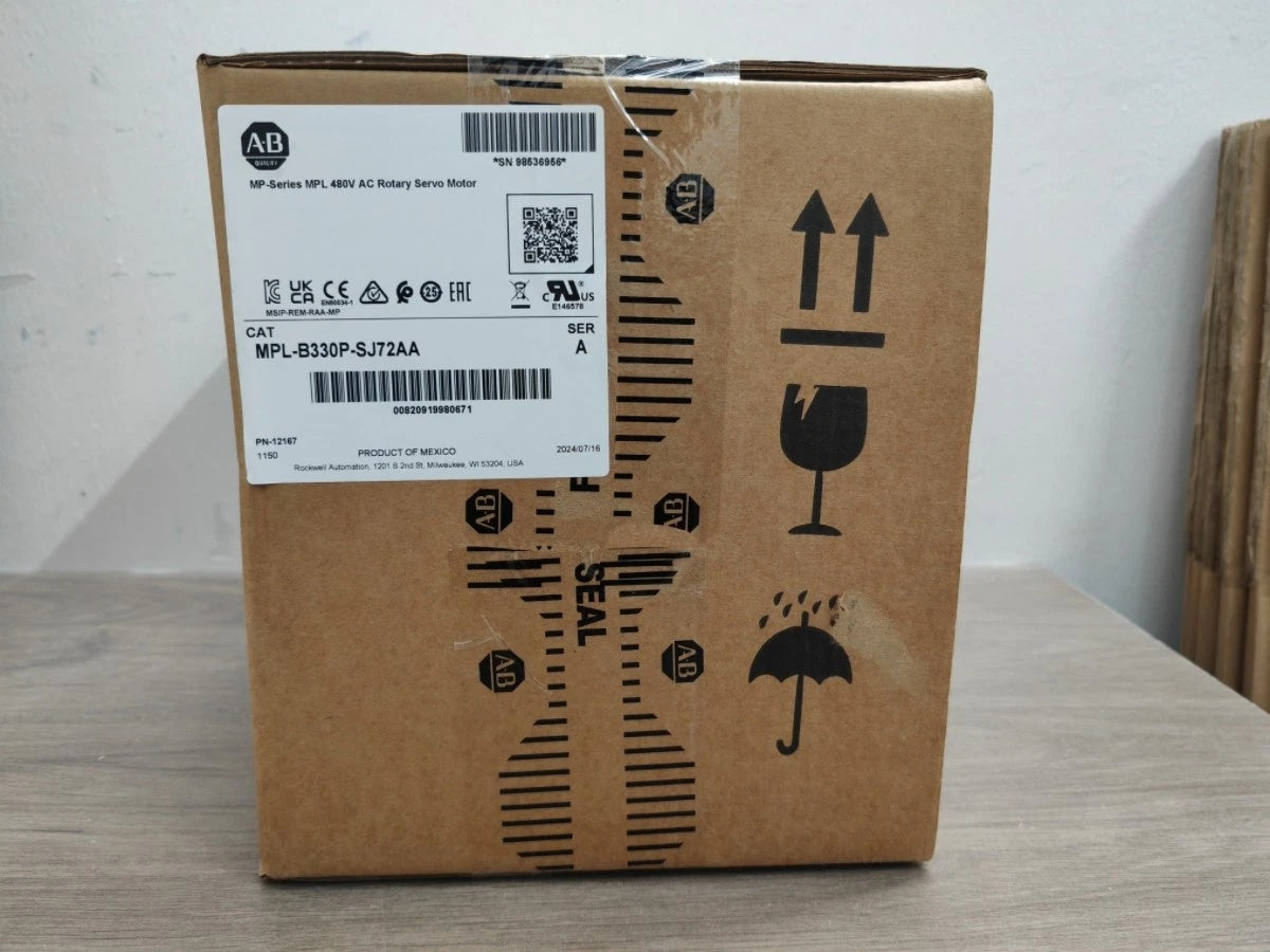 Allen-Bradley MPL-B330P-SJ72AA Servo Motor 460V 5000RPM 100mm Frame