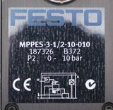 FESTO MPPES-3-1/2-10-010 3/2 Pressure Reducing Valve 187326 G1/2 0–10 bar  In Stock