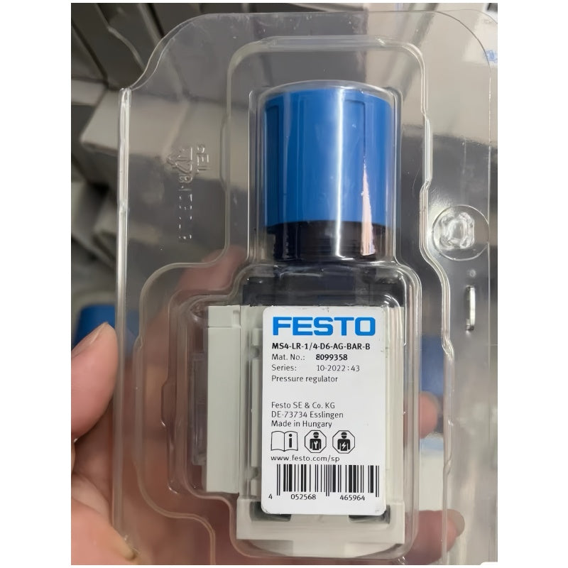 FESTO MS4-LR-1/4-D6-AG-BAR-B Pressure Regulator G1/4 0.3-7 bar