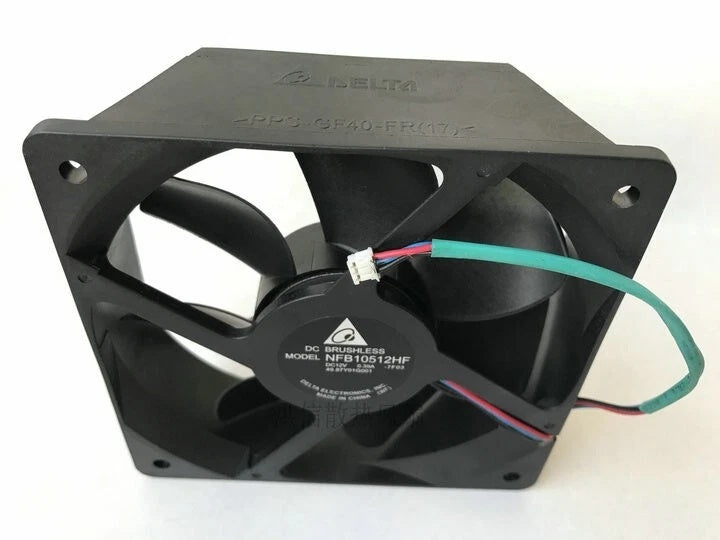 Delta Electronics NFB10512HF DC Axial Fan 12VDC 105x105x32mm