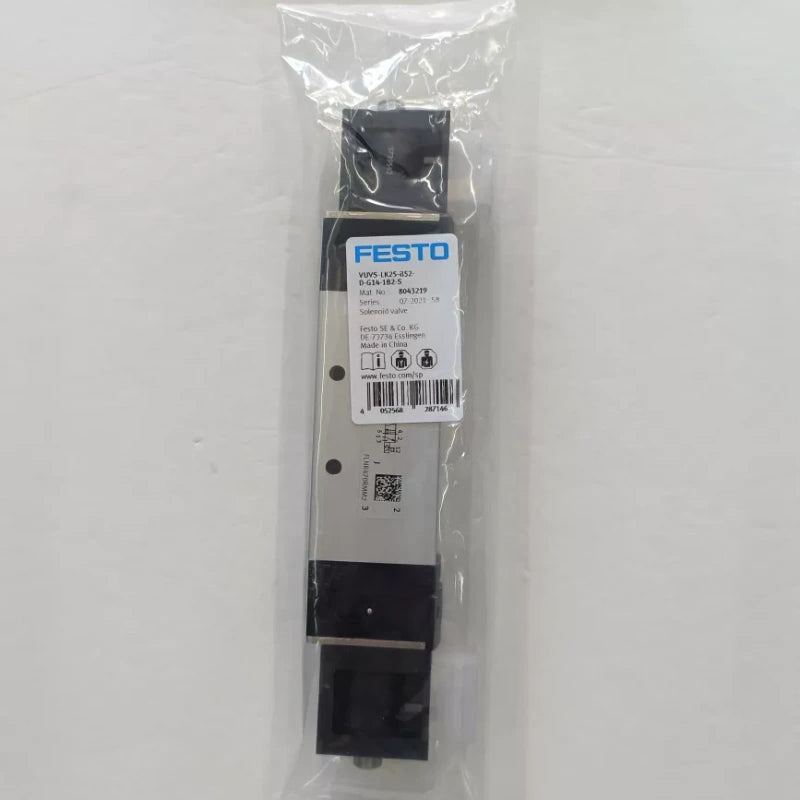 FESTO VUVS-LK25-B52-D-G14-1B2-S Solenoid Valve 24VDC G1/4 5/2-Way Bistable