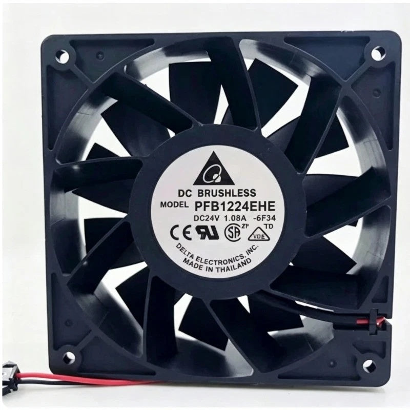 Delta Electronics PFB1224EHE DC Axial Fan 24VDC 120x120x38mm 181.27CFM