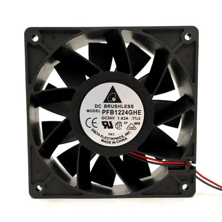 Delta Electronics PFB1224GHE DC Axial Fan 24VDC 120x120x38mm