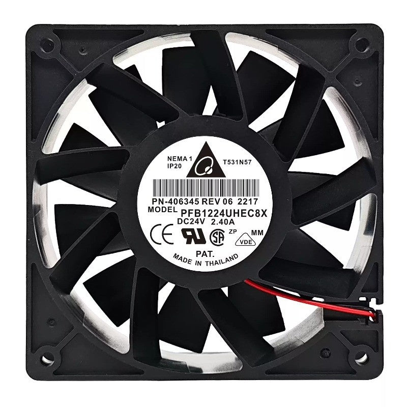 Delta Electronics PFB1224UHEC8X DC Axial Fan 24VDC 120x120x38mm