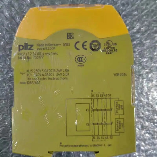 PILZ PNOZ S7.2 750177 Safety Relay Expansion Module 24VDC 4NO 1NC 17.5mm