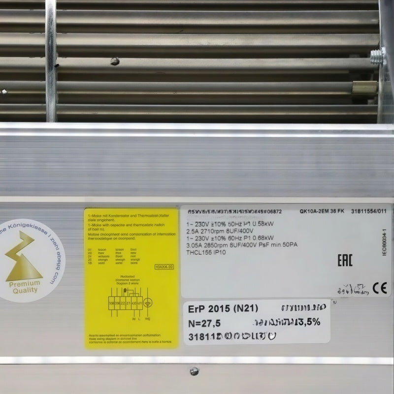 ZIEHL-ABEGG QK10A-2EM.38.FK Cross Flow Fan 230V 2.5A 580W