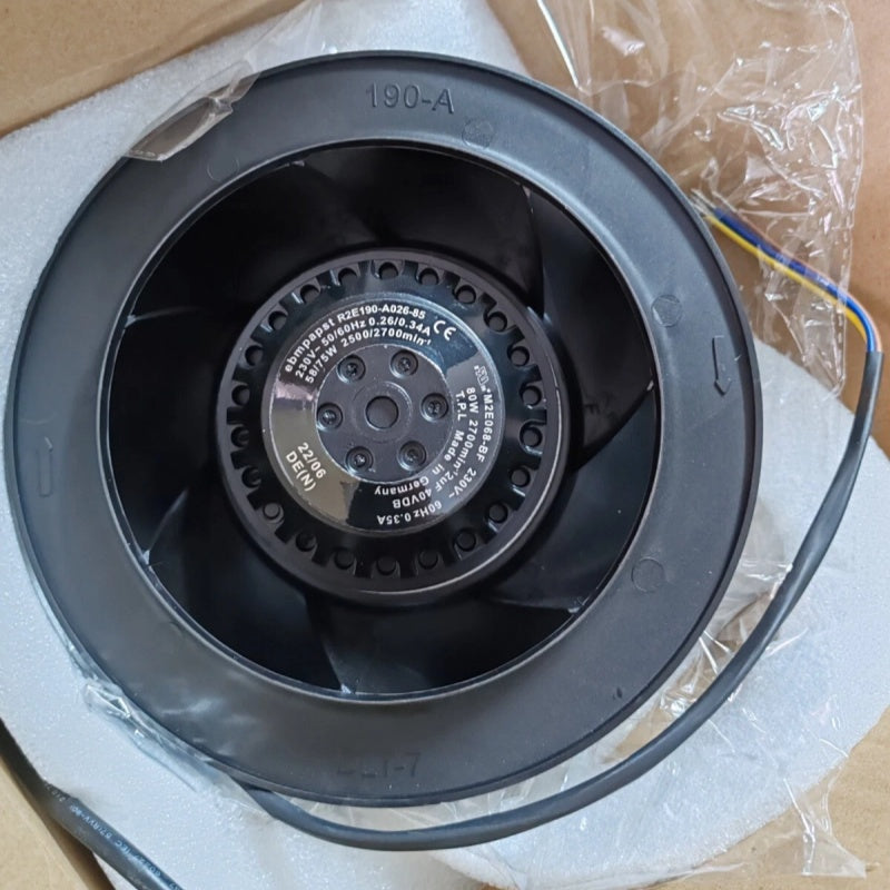 Ebmpapst R2E190-AO26-85 Fan 230 V 50/60 Hz 190 mm