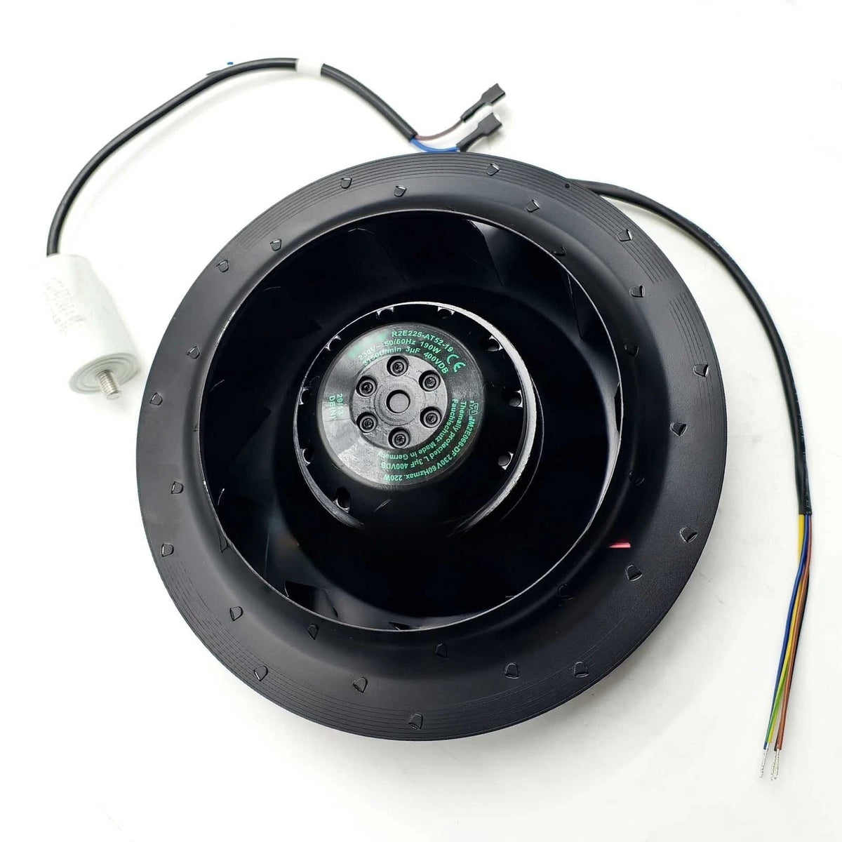 Ebmpapst R2E225-AT52-19 Centrifugal Fan 230VAC 225mm 120W