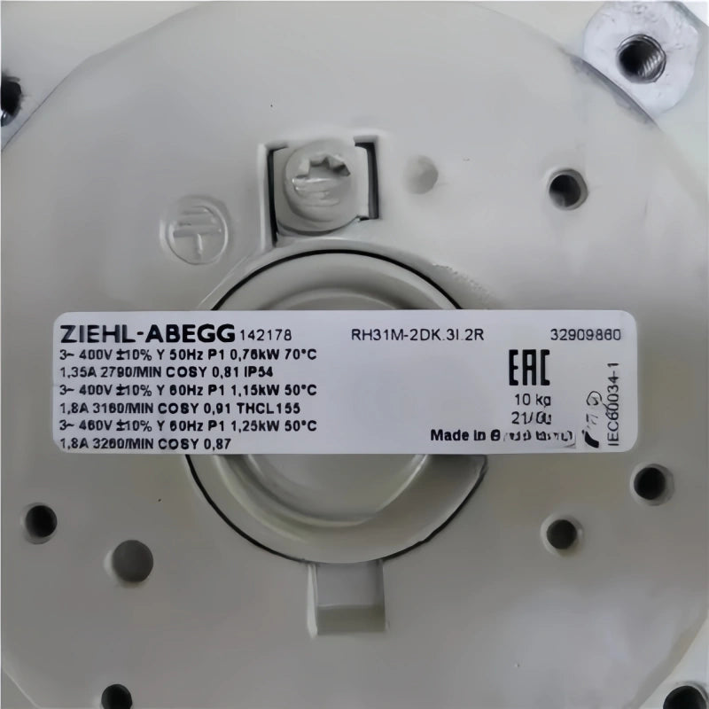 ZIEHL-ABEGG RH31M-2DK.3I.2R Centrifugal Fan 400V 310mm 760W