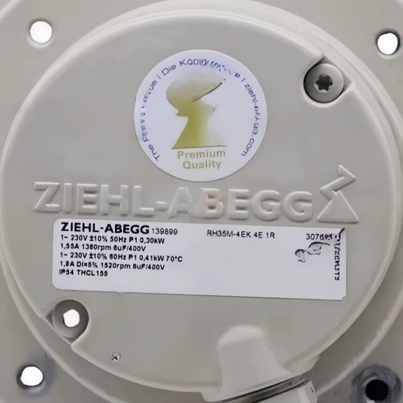 ZIEHL-ABEGG RH35M-4EK.4F.1R Centrifugal Fan 230VAC 50/60Hz 300/410W