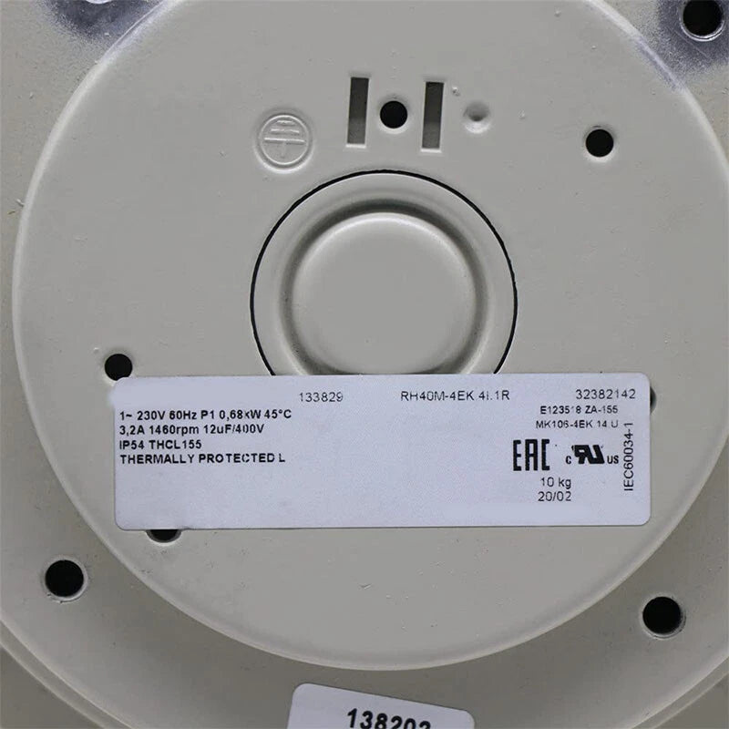 ZIEHL-ABEGG RH40M-4EK.4I.1R Centrifugal Fan 230VAC 400mm IP54