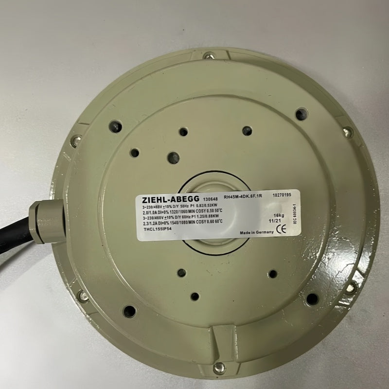 ZIEHL-ABEGG RH45M-4DK.6F.1R Ventilation Fan