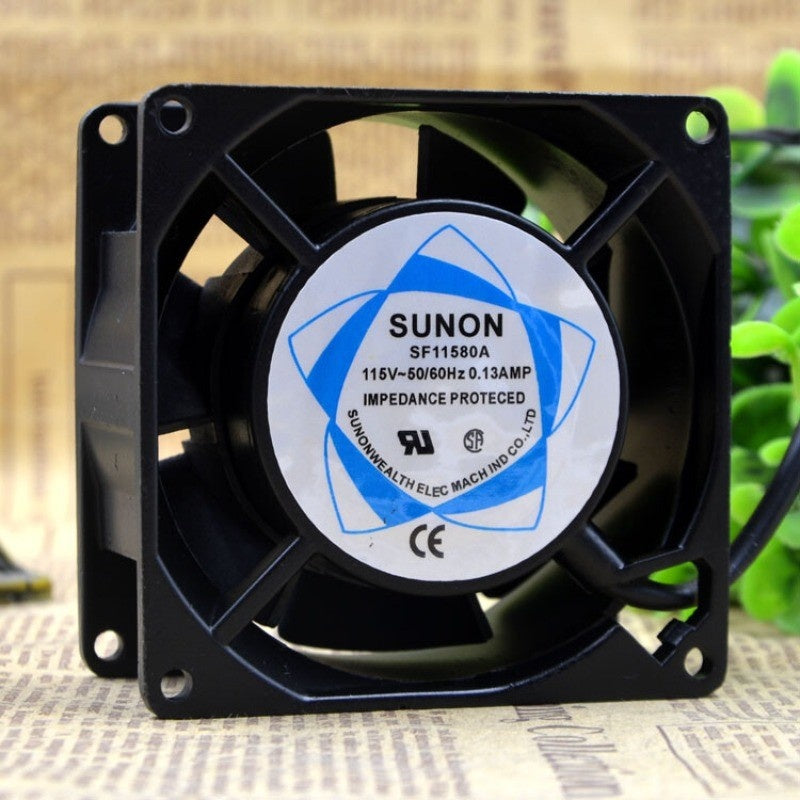 SUNON SF11580AT AC Axial Fan 115VAC 80x80x25mm 50/60Hz