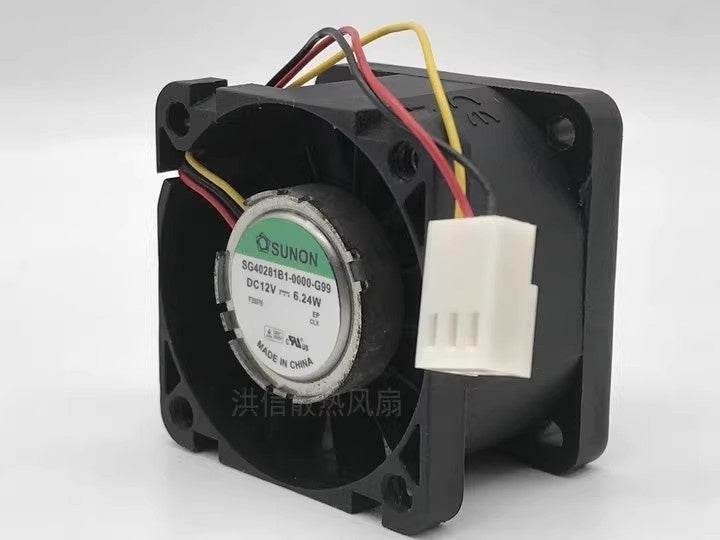 SUNON SG40281B1-0000-G99 DC Axial Fan 12VDC 40x40x28mm 6.24W