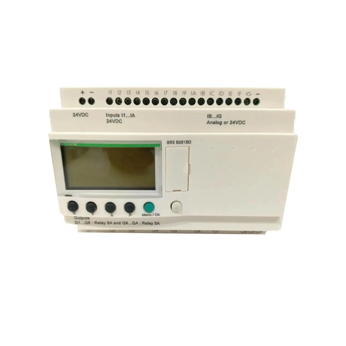 Schneider SR3B261BD Relay 24 VDC 16 Inputs 10 Relay Outputs