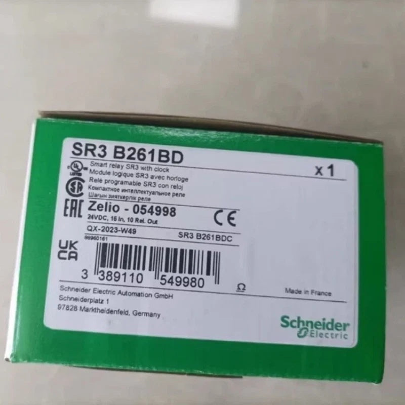 Schneider SR3B261BD Relay 24 VDC 16 Inputs 10 Relay Outputs