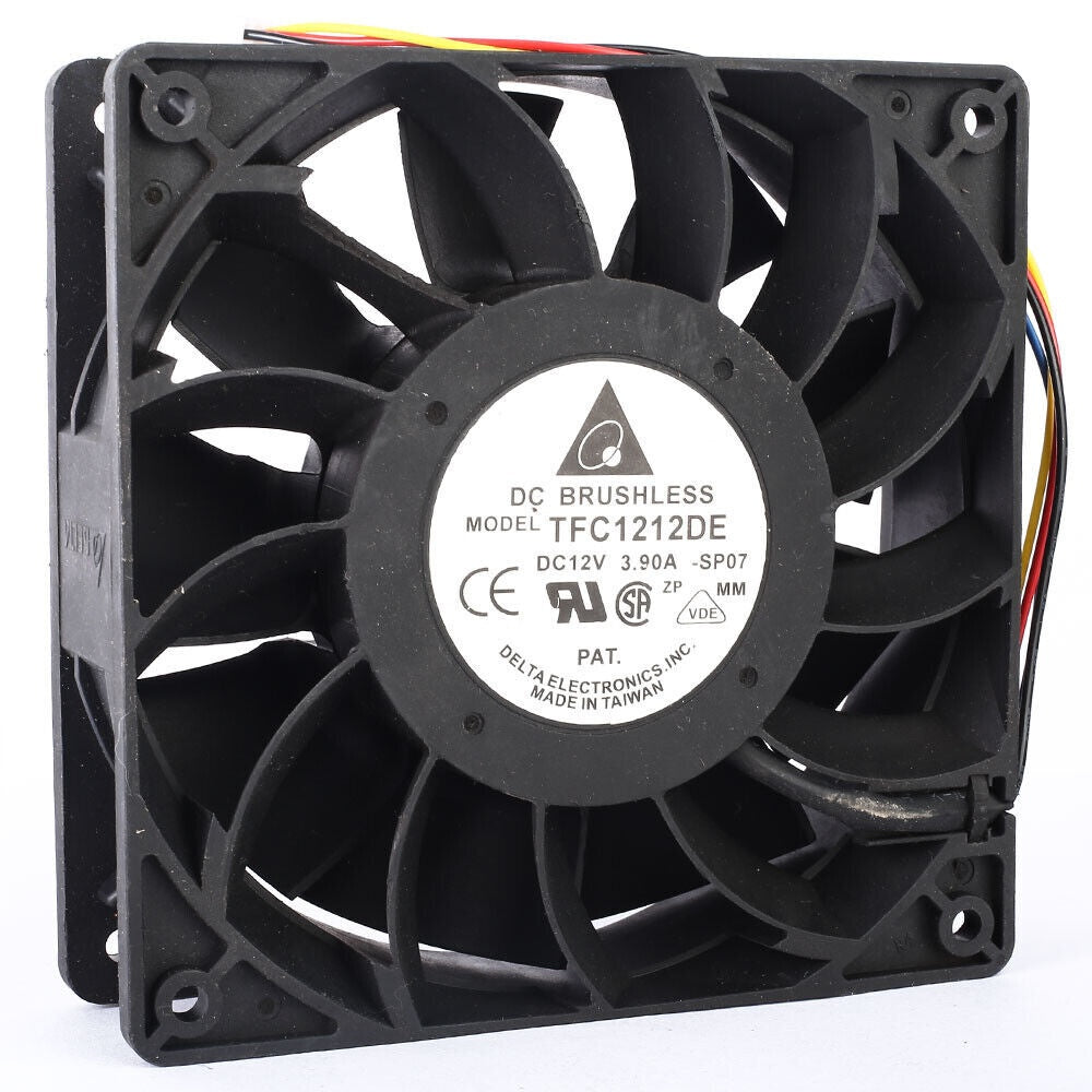 Delta Electronics TFC1212DE DC Axial Fan 12VDC 120x120x38mm 3.9A