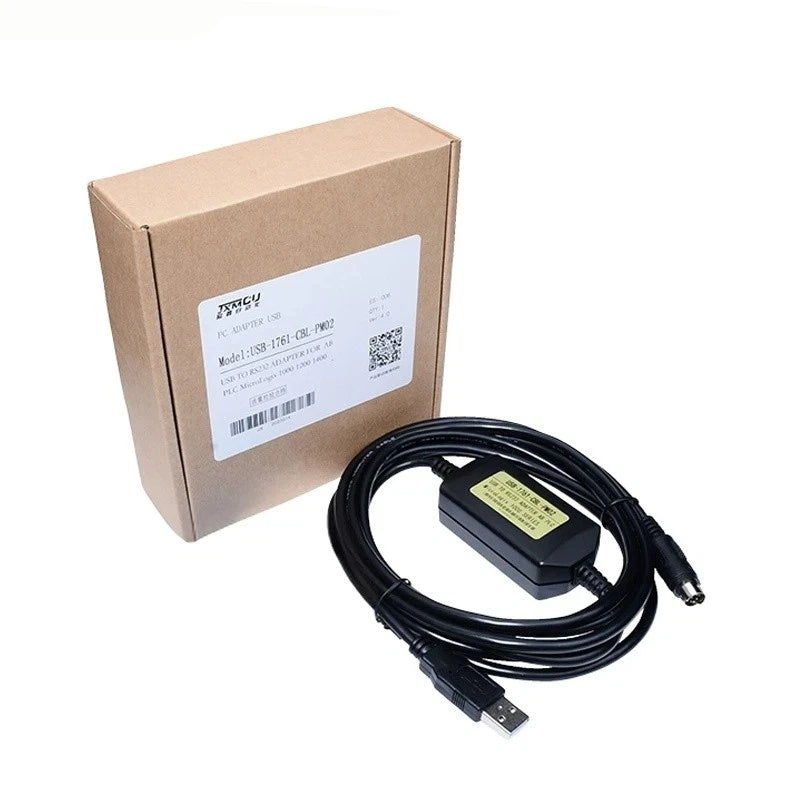 Allen-Bradley USB-1761-CBL-PM02 PLC Programming Cable USB 8-Pin Mini-DIN