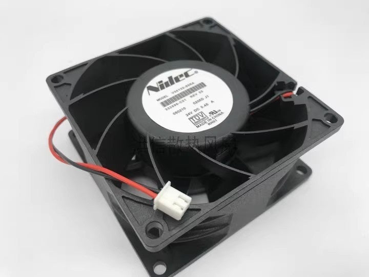 Nidec V35132-55RA Axial Cooling Fan 24V 0.45A 80x80x38mm