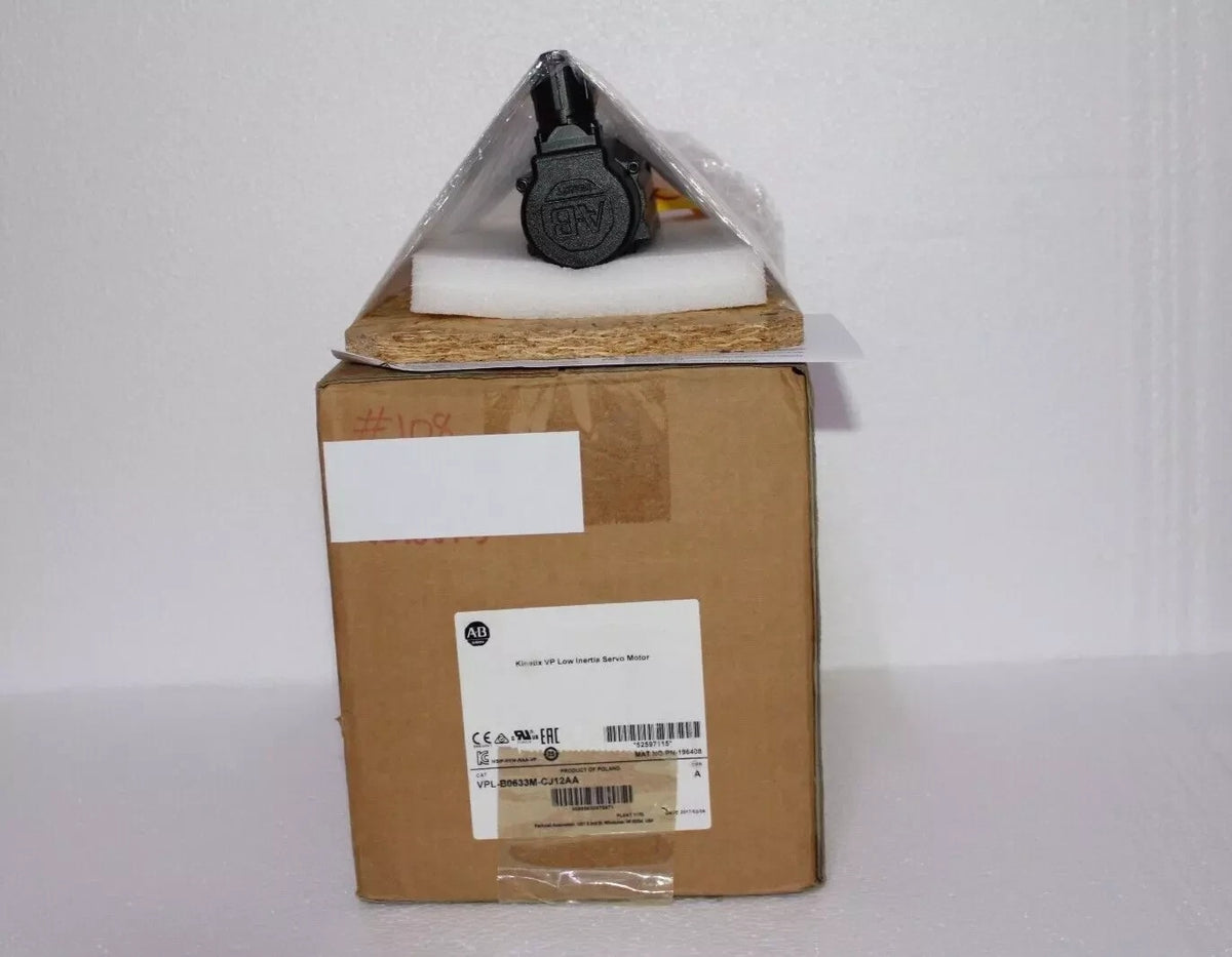 Allen-Bradley VPL-B0633M-CJ12AA Kinetix VP Low Inertia Servo Motor 63mm Frame