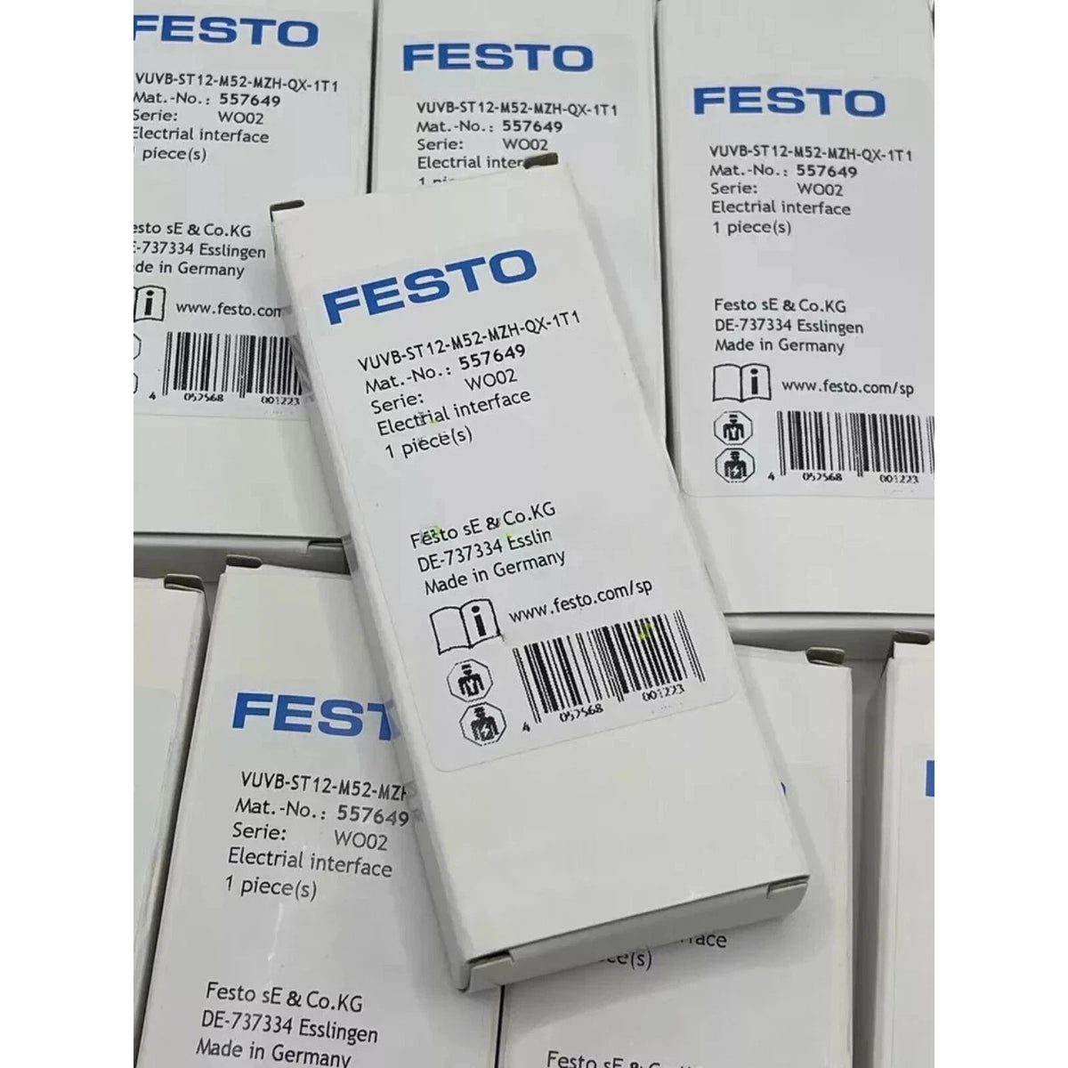 FESTO VUVB-ST12-M52-MZH-QX-1T1 Solenoid Valve 5/2-Way Pneumatic Valve 24V DC