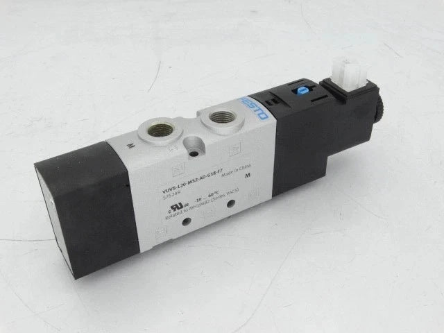 FESTO VUVS-L20-M52-AD-G18-F7-1C1 Solenoid Valve 24VDC 700 l/min