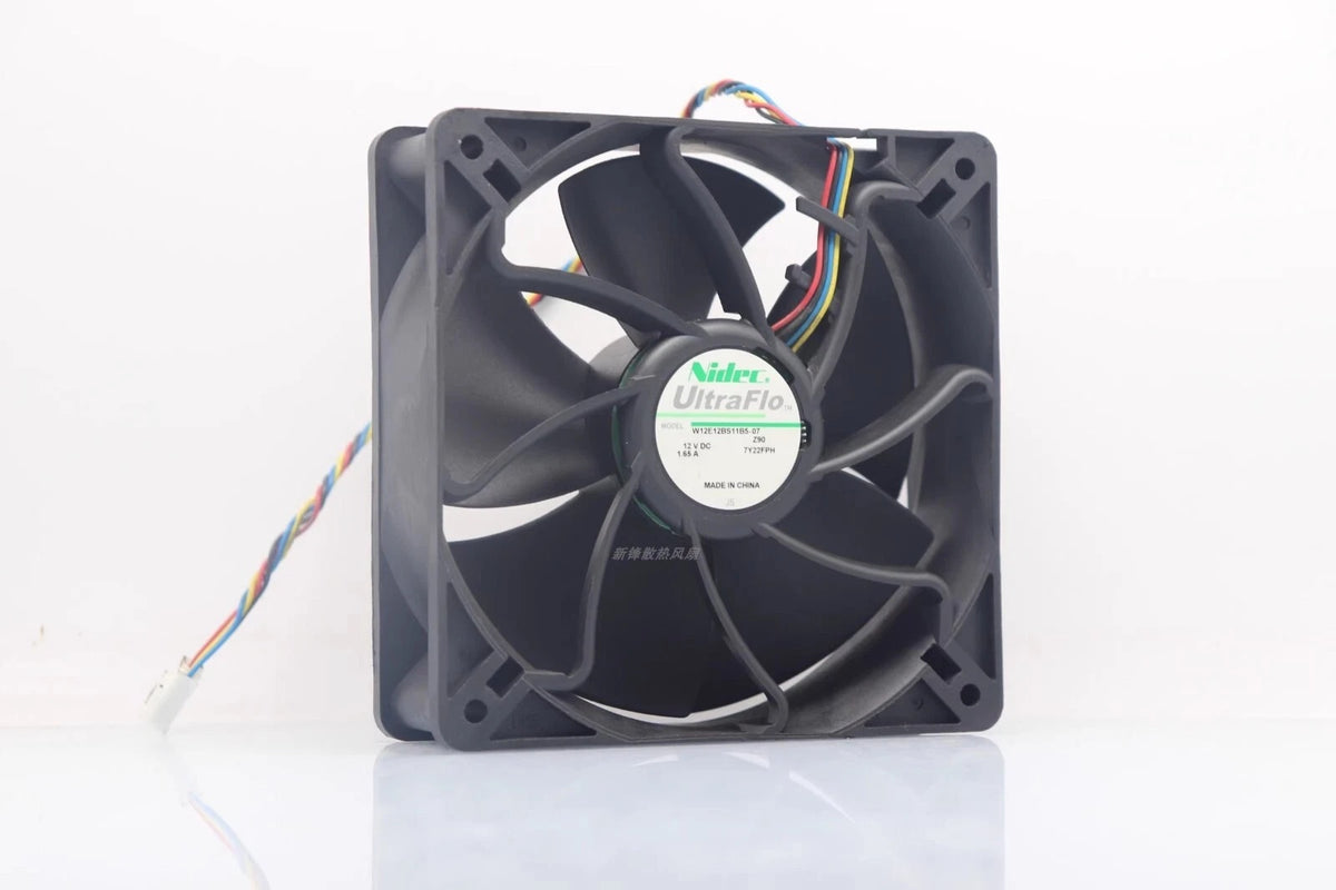 Nidec W12E12BS11B5-07 DC Axial Cooling Fan 12V 1.65A 120x120x38mm