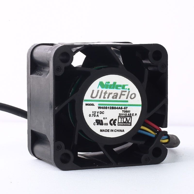 Nidec W40S12BS4A5-57 DC Axial Fan 12V 0.73A 40x40x28mm