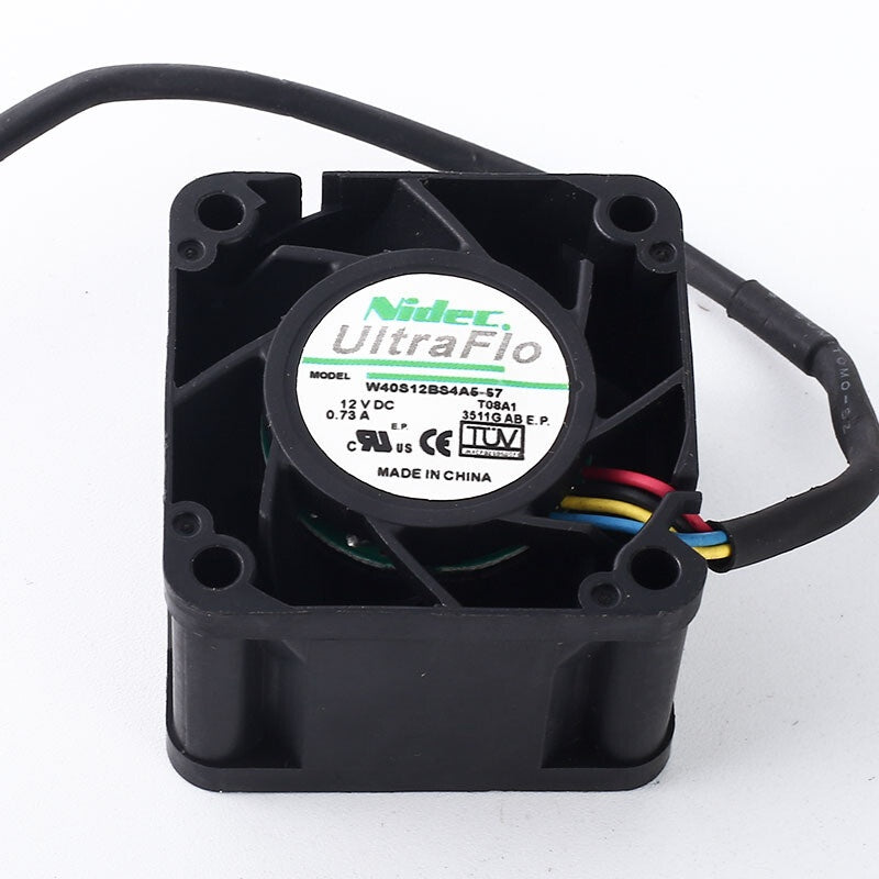 Nidec W40S12BS4A5-57 DC Axial Fan 12V 0.73A 40x40x28mm