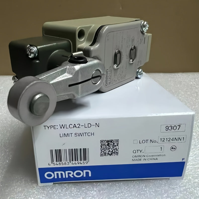 Omron WLCA2-LD-N Switch Roller Lever Limit Switch for Industrial Control Applications
