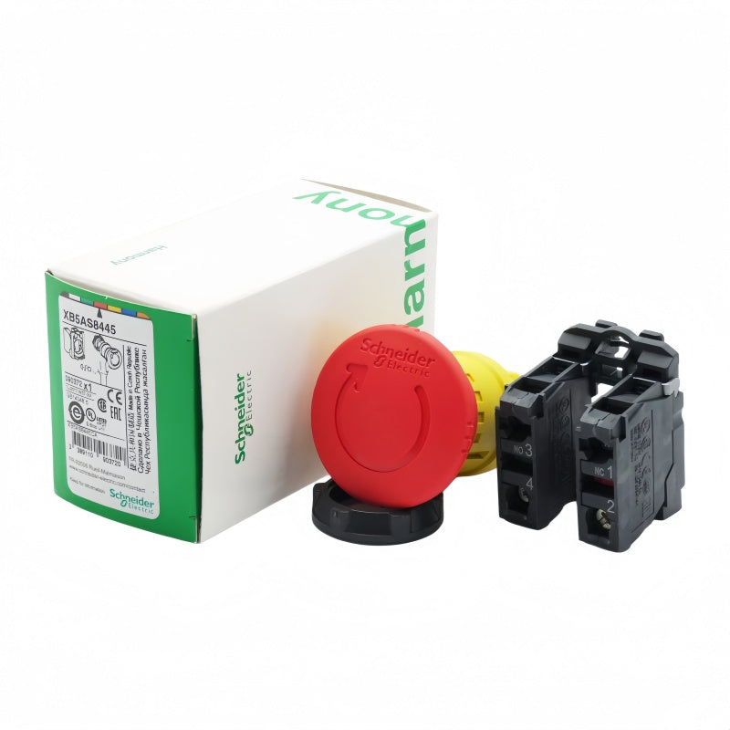 Schneider XB5AS8445 Red Mushroom Head Emergency Stop Button