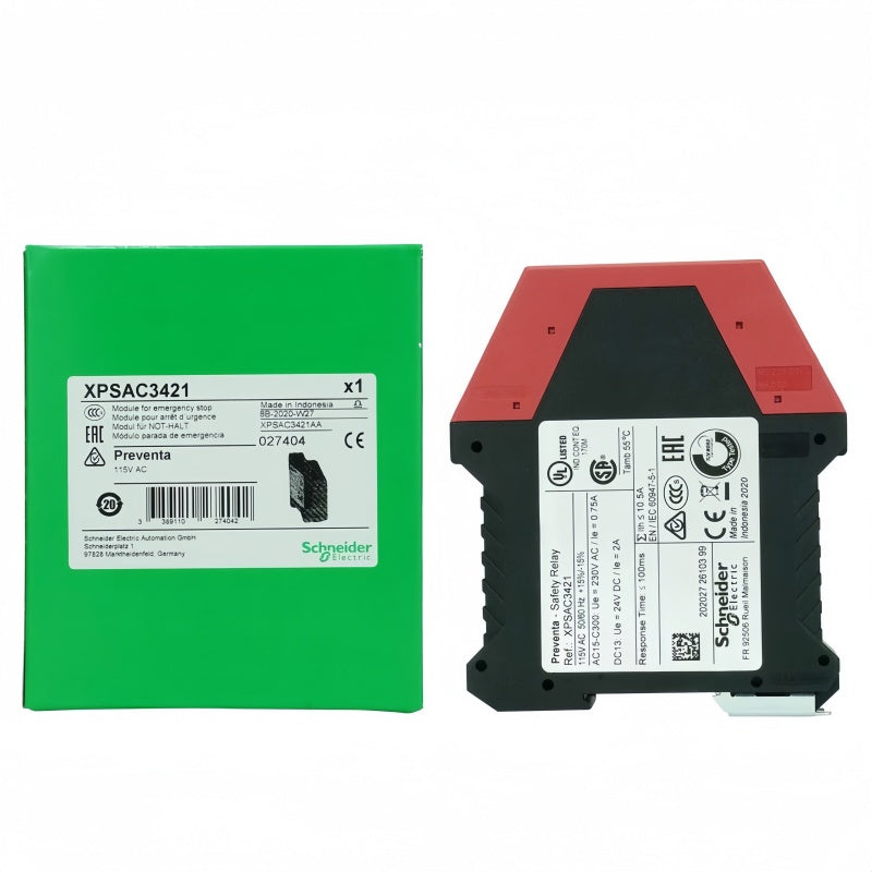 Schneider XPSAC3421 115VAC Preventa Safety Relay