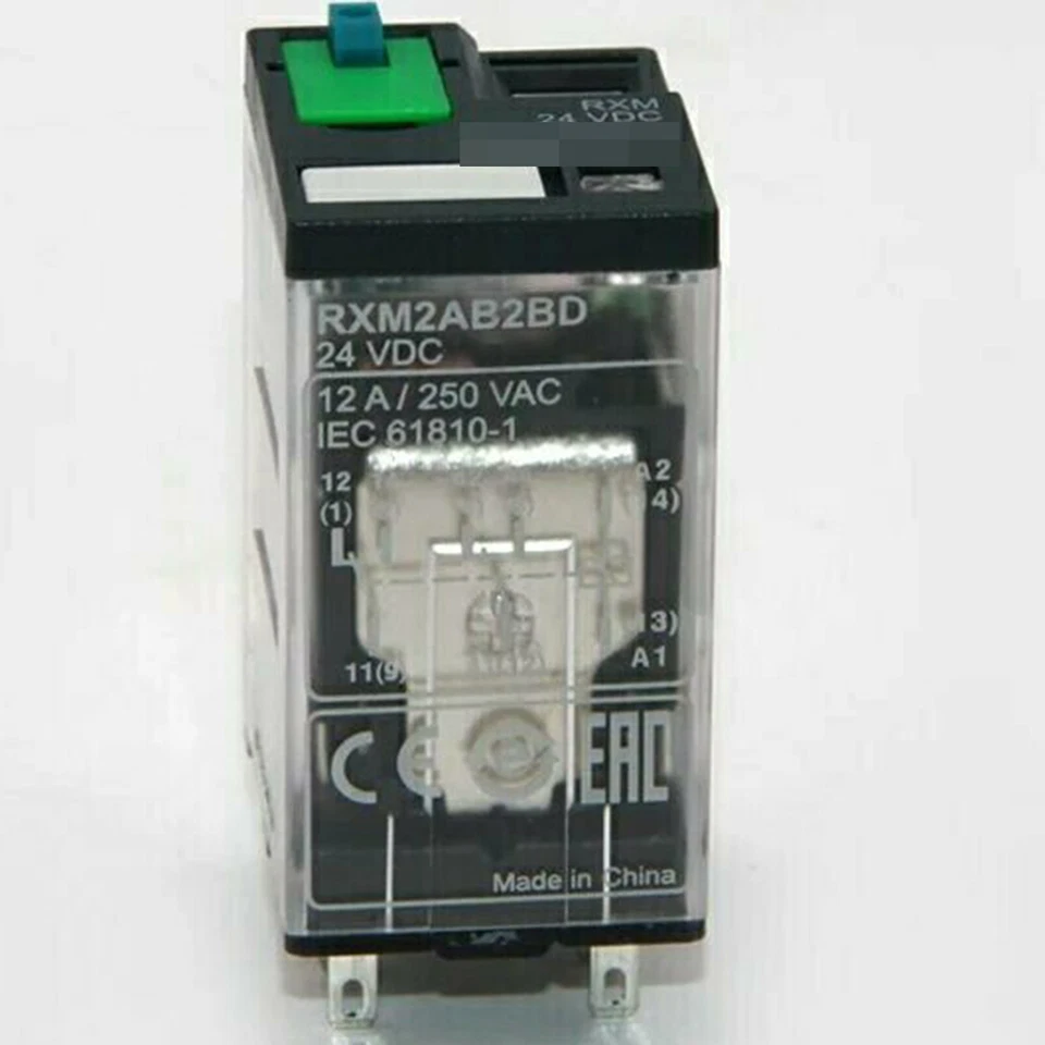 Schneider RXM2AB2BD Miniature Plug-in Relay 24VDC 12A 2CO