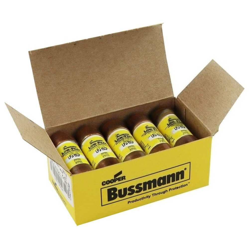 Eaton Bussmann LPJ-50SP 50A 600Vac Dual Class Fuse Magnetic Cylinder