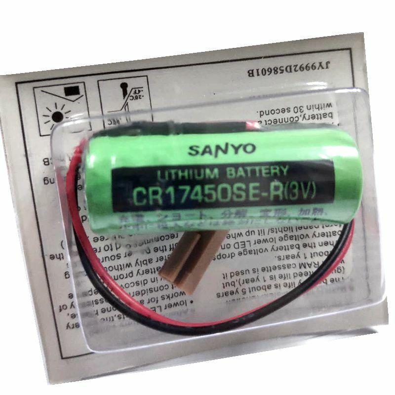 For FANUC CR17450SE-R/A98L-0031-0012 3V 2500mah PLC Battery With Plug