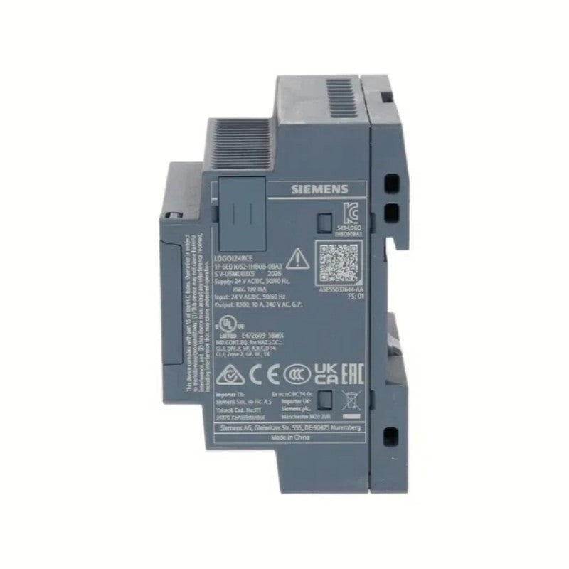 SIEMENS 6ED1052-1HB08-0BA3 Logic Control Module 24VAC/DC 8DI 4DO