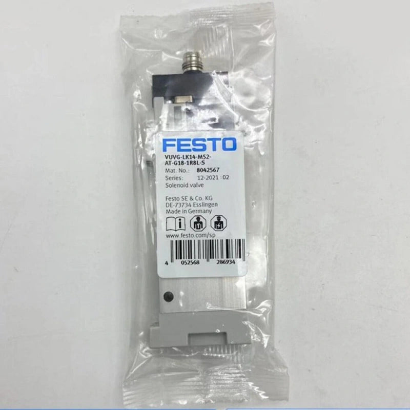 FESTO VUVG-LK14-M52-AT-G18-1R8L-S Solenoid Valve 24VDC G1/8 660L/min
