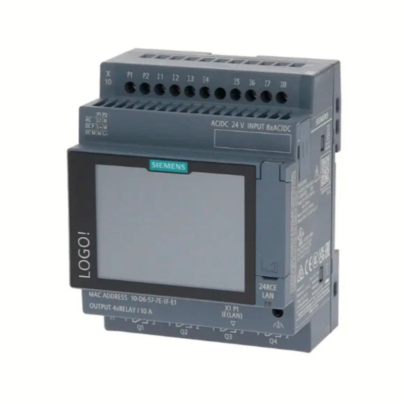 SIEMENS 6ED1052-1HB08-0BA3 Logic Control Module 24VAC/DC 8DI 4DO